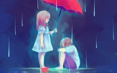 Epic Artistic Wallpaper Nature Wallpaper 4K 1680x1050 Hd, Artistic, Image, Of, A, Young, Girl, Under, Red, Umbrella, Standing, Next, Brown, Ultrawide