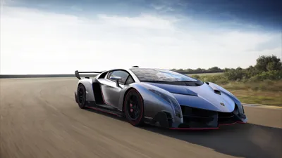 Sleek Silver Veneno Supercar Cars Wallpaper 4K 3840x2160 Hd, Desktop, Wallpaper, Featuring, A, Sleek, Silver, Lamborghini, Veneno, Supercar, Race, Track, White, Ultrawide, 4K