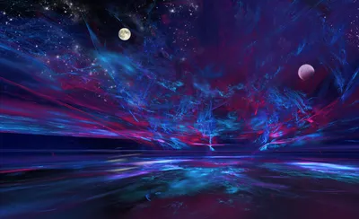 Misty Abstract Wallpaper Wallpaper 4K, Space category