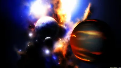 Dark Depicting Wallpaper Space Wallpaper 4K 1920x1080 Hd, Pc, Desktop, Wallpaper, Depicting, A, Vibrant, Sci-fi, Scene, Planets, Glowing, Cosmic, White, Ultrawide, Full HD