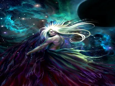 Bold Fantasy Wallpaper Fantasy Wallpaper 4K 1600x1200 Hd, Fantasy, Wallpaper, Depicting, A, Powerful, God-like, Figure, Flowing, Blonde, Hair, Set, White, Gray, Landscape
