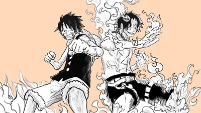 Epic Black Wallpaper Black/Dark Wallpaper 4K 2400x1350 This, Hd, Desktop, Wallpaper, Features, Black-and-white, Artwork, Of, Two, Characters, One, Piece, White, Ultrawide, Full HD