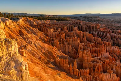 Sunrise Bryce Canyon National Park Nature Wallpaper 4K 6000x4000 Sunrise, Over, Bryce, Canyon, National, Park, In, Utah, Showcasing, Vivid, Red, Rock, Gray, Landscape, 4k