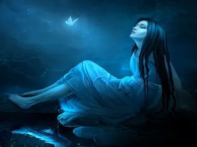 Vibrant Woman Wallpaper Animals Wallpaper 4K 1600x1200 Hd, Desktop, Wallpaper:, Featuring, A, Woman, In, Dark, Ethereal, Environment, Wearing, Flowing, Brown, Landscape