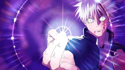Serene Satoru Wallpaper Abstract Wallpaper 4K 2560x1440 Hd, Desktop, Wallpaper, Featuring, Satoru, Gojo, From, The, Anime, Jujutsu, Kaisen, Showcasing, White, Purple, Ultrawide, QHD