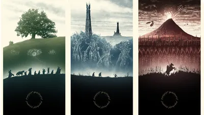 Vibrant Inspired Wallpaper Nature Wallpaper 4K 1920x1080 Hd, Desktop, Wallpaper, Inspired, By, The, Lord, Of, Rings, Depicting, Three, Iconic, White, Ultrawide, Full HD