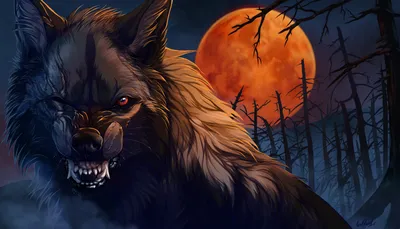 Menacing Werewolf Fangs Glowing Eyes Black/Dark Wallpaper 4K 3500x2000 Hd, Desktop, Wallpaper, Showing, A, Menacing, Werewolf, With, Sharp, Fangs, Glowing, Eyes, Brown, Red, Ultrawide, QHD