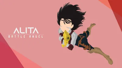 Alita Battle Angel Minimalist Movie Minimal Wallpaper 4K 3840x2160 Alita, Battle, Angel, Minimalist, Movie, Desktop, Pink, Gray, Ultrawide, 4k