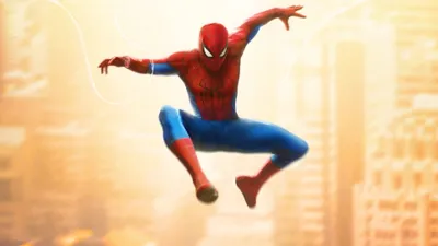 Spider Man Brand New Day World Wallpaper 4K 3840x2160 Spider-man, Brand, New, Day, Leaping, Through, Sunlit, Cityscape, Ultra, Desktop, White, Ultrawide, 4k
