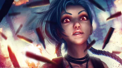 Jinx Piltover Amp Zaun League Abstract Wallpaper 4K 1920x1080 Hd, Desktop, Wallpaper, Featuring, Jinx, From, Piltover&amp;zaun, League, Piltover, Amp, Zaun, White, Ultrawide, Full HD