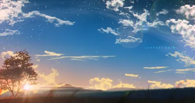 Dreamy Definition Wallpaper Nature Wallpaper 4K 2040x1080 A, High-definition, Desktop, Wallpaper, Featuring, Serene, Sunrise, Tree, Distant, Mountains, Starry, Sky, Blue, Gray, Ultrawide, Full HD