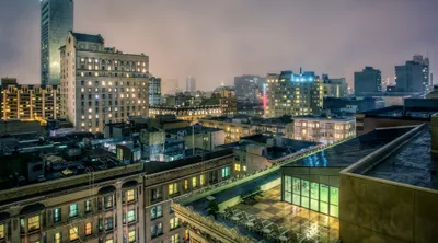 Night San Francisco Cityscape Rooftop World Wallpaper 4K 3840x2128 Night, San, Francisco, Cityscape, From, A, Rooftop, Glowing, Buildings, Streets, Rendered, Quad, Gray, Ultrawide, 4k