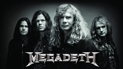 Calm Band Wallpaper Black/Dark Wallpaper 4K 1920x1080 A, Striking, Hd, Wallpaper, Featuring, The, Band, Megadeth, Showcasing, Four, Members, Long, Gray, White, Ultrawide, Full HD