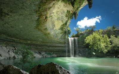 Waterfall Screensavers Images Nature Wallpaper 4K 2560x1600