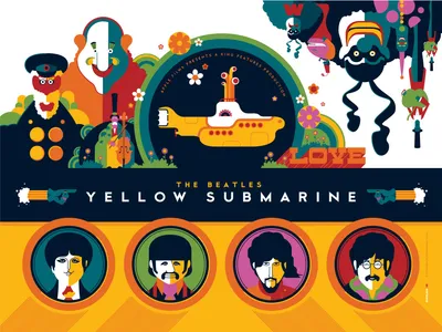 Serene Colorful Wallpaper Abstract Wallpaper 4K 1728x1296 Colorful, Hd, Wallpaper, Featuring, The, Beatles, And, Elements, Yellow, Submarine, Artistic, Celebration, White, Purple, Landscape