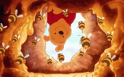 Radiant Winnie Wallpaper Abstract Wallpaper 4K 1920x1200 Hd, Pc, Desktop, Wallpaper, Featuring, Winnie, The, Pooh, Movie, Looking, Down, Into, White, Ultrawide, Full HD
