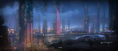 Futuristic Sci Cityscape Towering Skyscrapers Wallpaper 4K, World category