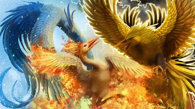 Bright Legendary Wallpaper Abstract Wallpaper 4K 2560x1440 Hd, Wallpaper:, Featuring, The, Legendary, Pokémon, Moltres, Zapdos, Pok, Mon, Articuno, Amidst, White, Gray, Ultrawide, QHD