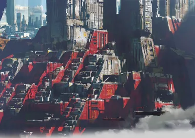 Futuristic Sci City Towering Structures Wallpaper 4K, World category