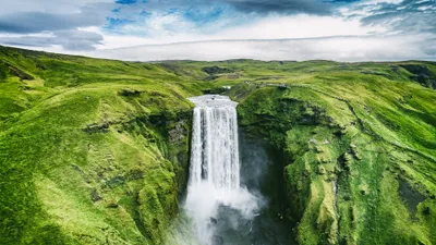 Epic Nature Wallpaper Nature Wallpaper 4K 3840x2160 A, Stunning, 4k, Ultra, Hd, Nature, Wallpaper:, Featuring, Gafoss, Waterfall, Cascading, Between, White, Ultrawide