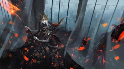 Vivid Detailed Wallpaper Black/Dark Wallpaper 4K 1920x1080 A, Detailed, Hd, Dark, Souls, Iii:, Wallpaper:, Featuring, Aldrich, Ominous, Figure, Wielding, Gray, Ultrawide, Full HD