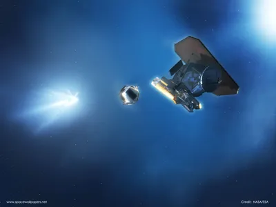 Space Sci Spaceship Wallpaper 4K, Space category