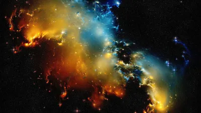Nebula Cave Space Space Wallpaper 4K 1920x1080