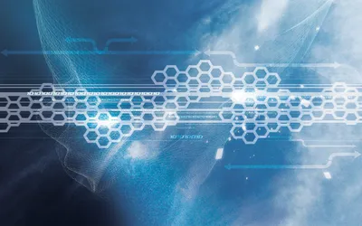 Abstract Blue Digital Code Technology Wallpaper 4K 1920x1200 Abstract, Blue, Wallpaper, Featuring, Digital, Code, Elements, And, Hexagonal, Patterns, Creating, Futuristic, Brown, Gray, Ultrawide, Full HD