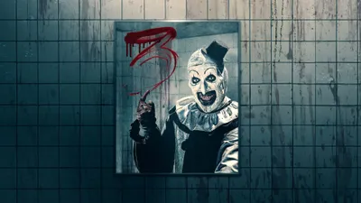 Golden Terrifier Wallpaper Black/Dark Wallpaper 4K 3840x2160 Terrifier, 3:, 4k, Ultra, Hd, Pc, Desktop, Wallpaper, Grinning, White-faced, Clown, Black-and-white, Gray, Ultrawide