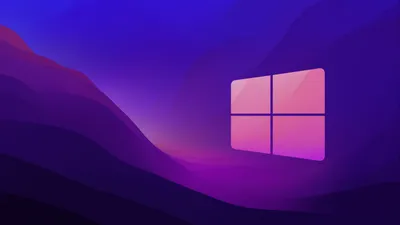 Stylized Purple Windows Wallpaper 4K, Nature category