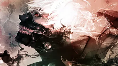 Ken Kaneki Tokyo Ghoul Mask Abstract Wallpaper 4K 1920x1080 Hd, Desktop, Wallpaper, Featuring, Ken, Kaneki, From, Tokyo, Ghoul, Depicted, Mask, Ethereal, White, Ultrawide, Full HD