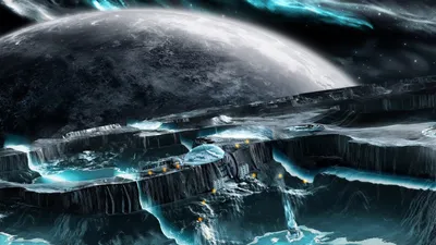Space Sci Planetscape Wallpaper 4K, Space category