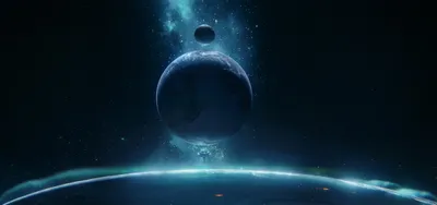 Sci Planetscape Deep Space Space Wallpaper 4K 2304x1080 Sci-fi, Planetscape, In, Deep, Space, A, Luminous, Horizon, Sci, Massive, Planet, Brown, Ultrawide, Full HD