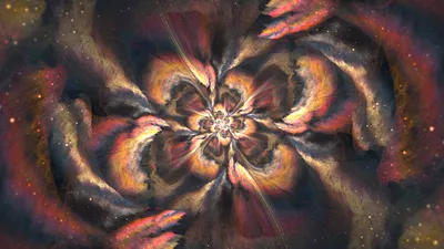 Vibrant Space Wallpaper Space Wallpaper 4K 1920x1080 Space, Abstract, Fractal, Hd, Desktop, Wallpaper, Background, Brown, Ultrawide, Full HD