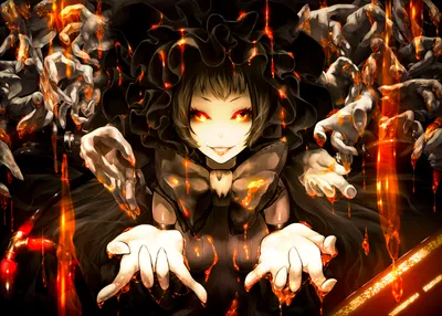 Dark Anime Sinister Black/Dark Wallpaper 4K 2000x1428 Dark, Anime, Hd, Pc, Desktop, Wallpaper, Featuring, A, Sinister, Character, Glowing, Red, White, Landscape, Full HD
