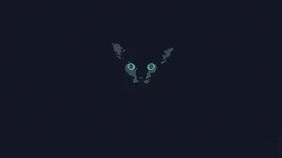 Black Cartonish Cat Animals Wallpaper 4K 1920x1080 Black, Cartonish, Cat, Brown, Ultrawide, Full HD