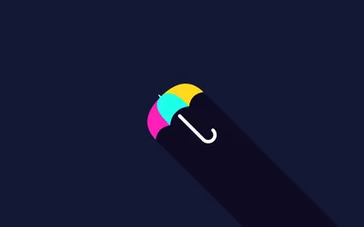 Radiant Umbrella Wallpaper Minimal Wallpaper 4K 2880x1800 Umbrella, Artistic, Minimalist, Hd, Desktop, Wallpaper:, Background, Pink, Yellow, Ultrawide, QHD