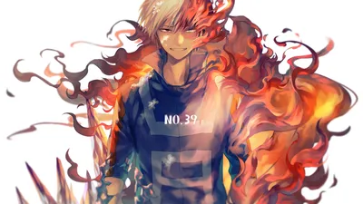 Dark Shoto Wallpaper Abstract Wallpaper 4K 1920x1080 Hd, Desktop, Wallpaper, Of, Shoto, Todoroki, From, My, Hero, Academia, Depicted, His, White, Ultrawide, Full HD