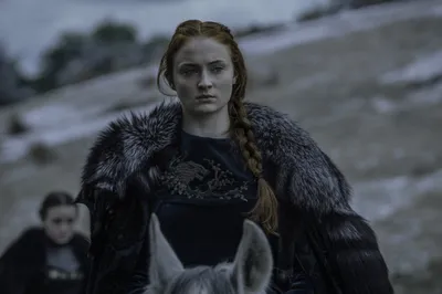 Serene Sansa Wallpaper Nature Wallpaper 4K 3155x2100 Sansa, Stark, Portrayed, By, Sophie, Turner, Stands, Resolutely, Horse, Snowy, Landscape, Adorned, Gray, Ultrawide, QHD