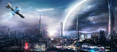 Epic Futuristic Wallpaper Wallpaper 4K, World category