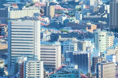 Sleek Anime Wallpaper World Wallpaper 4K 3035x2000 Hd, Anime, Cityscape, Showcasing, A, Vibrant, Urban, Scene, Detailed, Skyscrapers, Buildings, Designed, White, Ultrawide, QHD