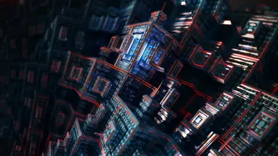 Abstract Complex Arrangement Wallpaper 4K, Abstract category