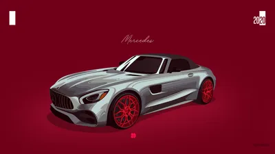 Silver Amg Car Cars Wallpaper 4K 8000x4500 Silver, Mercedes-amg, Gt, C, Car, With, Red, Rims, Against, Deep, Showcased, Ultra, Brown, Ultrawide, 4k