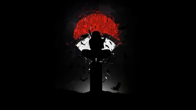Itachi Uchiha Anime Naruto Dark Black/Dark Wallpaper 4K 1920x1080 Hd, Desktop, Wallpaper, Featuring, Itachi, Uchiha, From, The, Anime, Naruto, Dark, Striking, Red, Ultrawide, Full HD