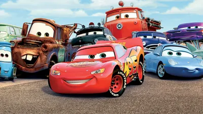 Vibrant Lightning Mcqueen Mater Cars Wallpaper 4K 1920x1080 A, Vibrant, Hd, Wallpaper:, Featuring, Lightning, Mcqueen, Mater, Flo, Sally, Carrera, Other, Brown, White, Gray, Ultrawide, Full HD
