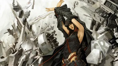 Fantasy Themed Woman Fantasy Wallpaper 4K 1920x1080 A, Fantasy-themed, Hd, Desktop, Wallpaper, Featuring, Woman, Wizard, Amidst, Explosion, Metal, Machinery, White, Ultrawide, Full HD
