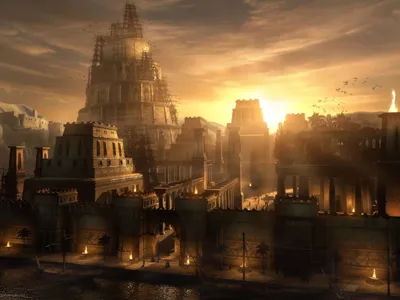 Golden Fantasy Wallpaper Wallpaper 4K, World category