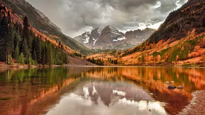 Fall Mountain Nature Nature Wallpaper 4K 1600x900