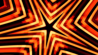 Moody Abstract Wallpaper Abstract Wallpaper 4K 1920x1080 Abstract, Kaleidoscope, Art, Featuring, A, Star, Pattern, In, Vibrant, Orange, Red, Tones, Ultrawide, Full HD