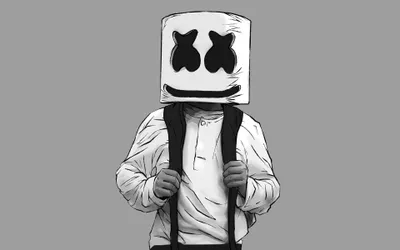Sleek Marshmello Wallpaper Wallpaper 4K, Abstract category